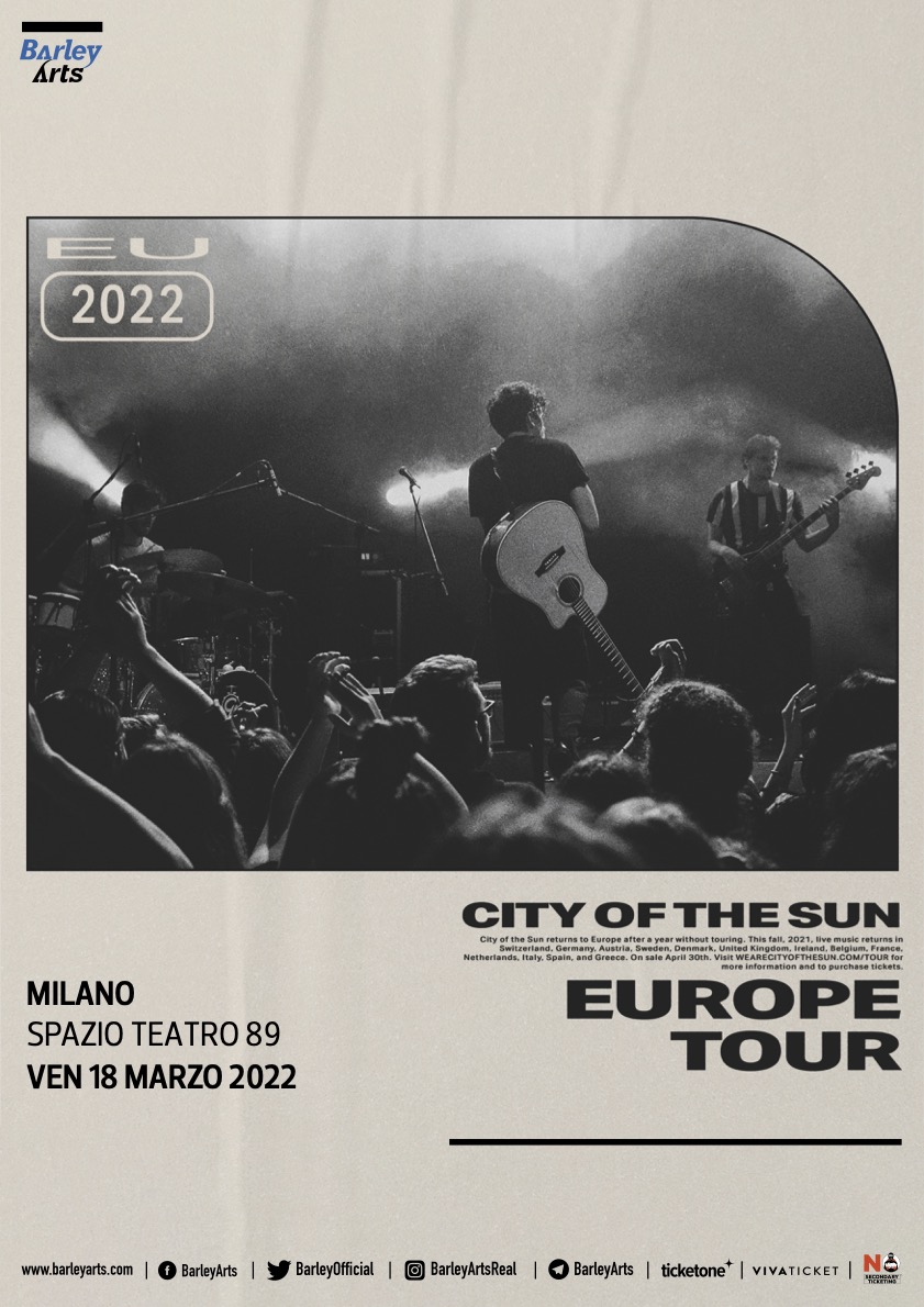 CITY OF THE SUN – Milano | NUOVA DATA 2022!!!