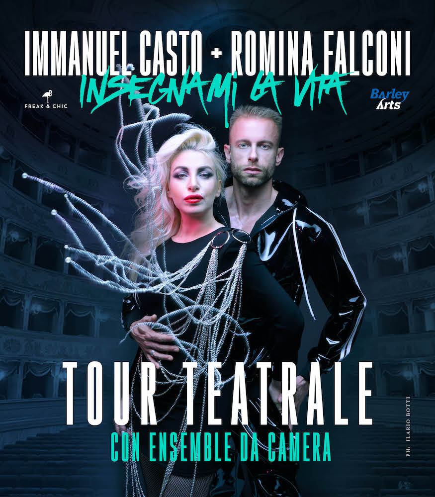 Immanuel Casto Romina Falconi tour teatrale