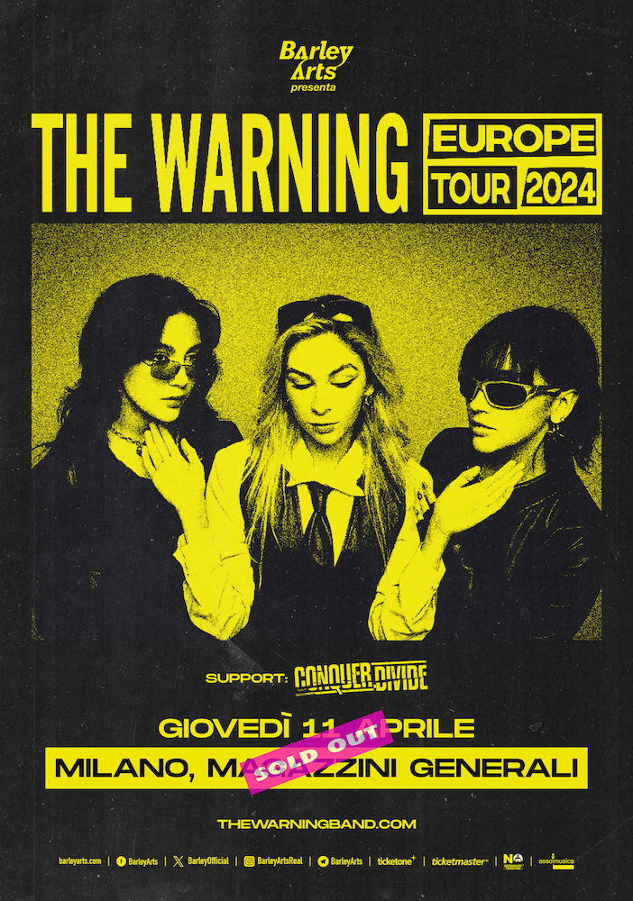 The Warning_evento sold out