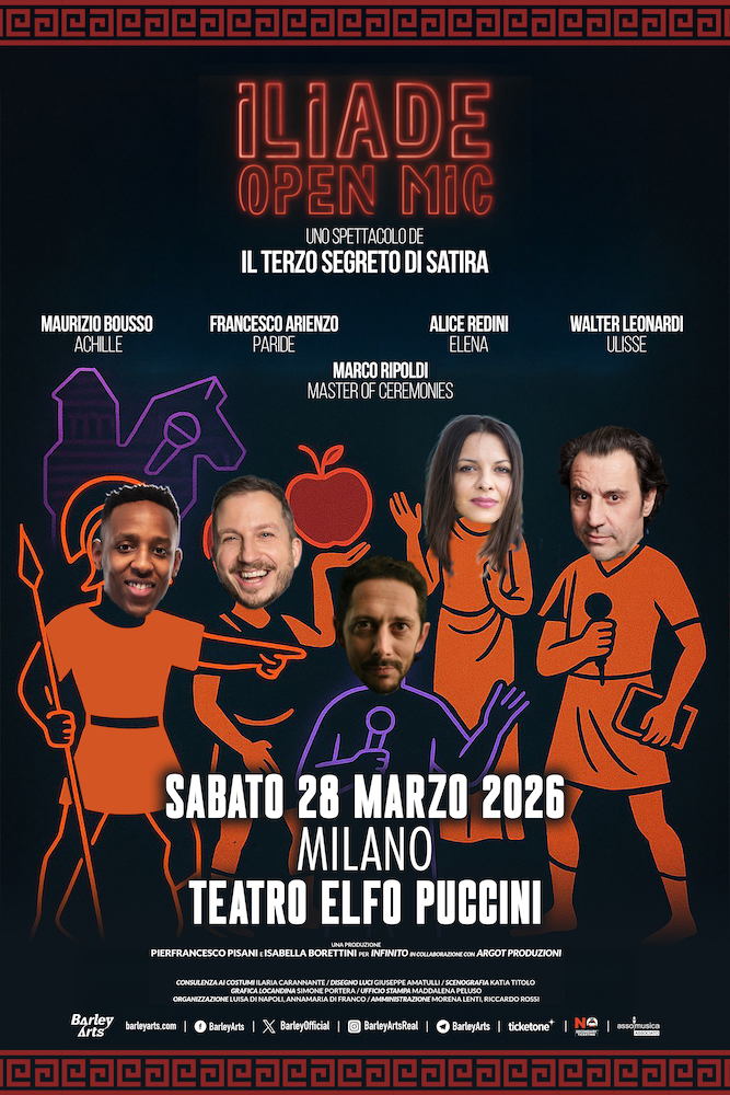 Iliade Open Mic evento Milano